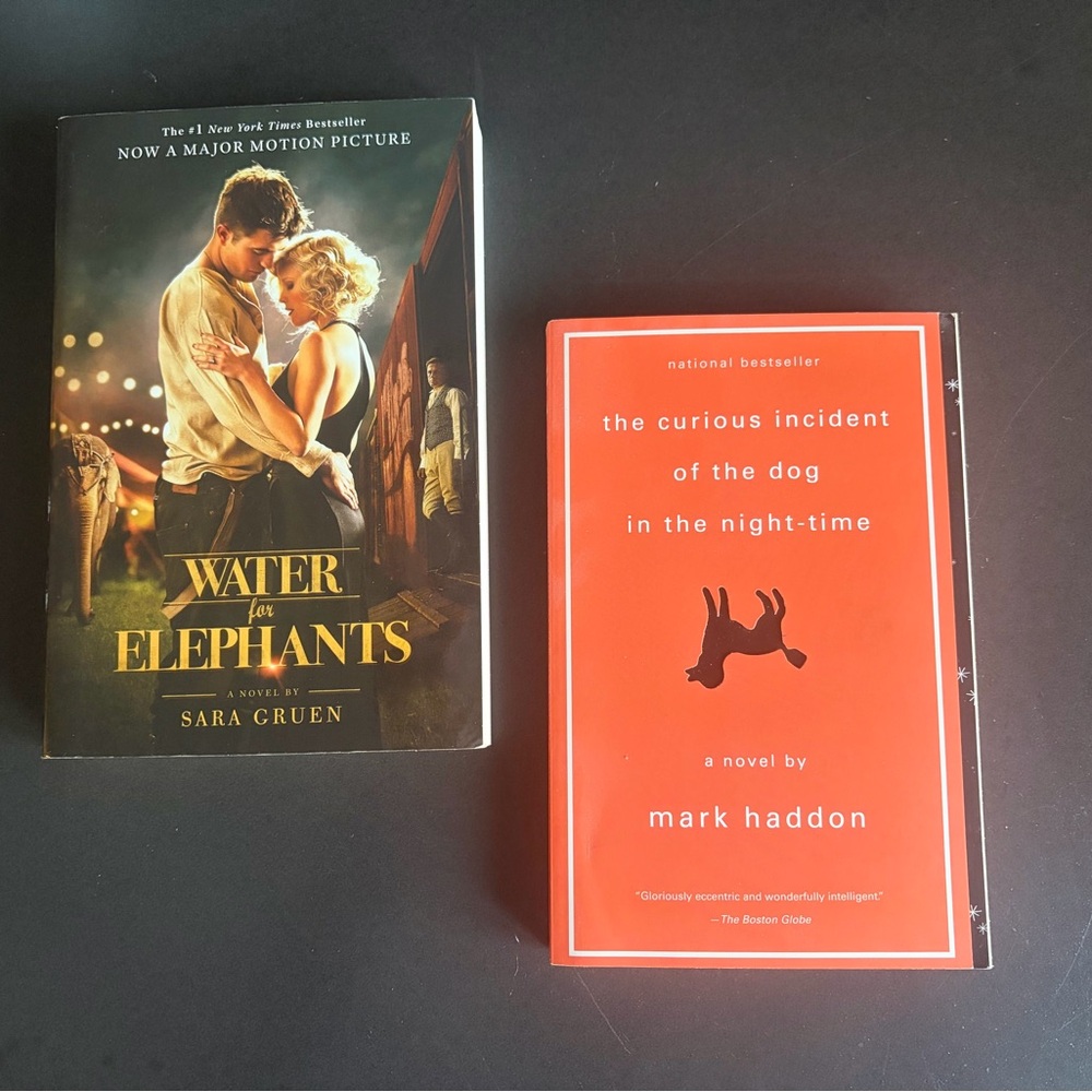 Water for Elephants and The curious incident of the dog in the night-time